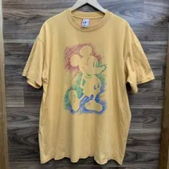 中古 90s Disney ミッキー プリントTシャツ USA製 vintage