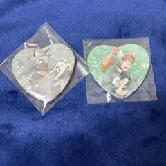 忍たま ナンジャ 猫屋敷で大捜索の段 ハート缶バッジ 雑渡 善法寺