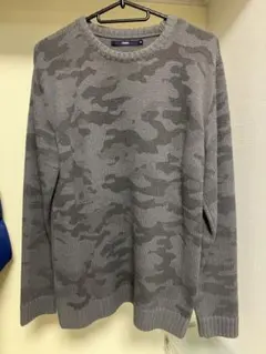 Ciaopanic グレー 迷彩柄 セーター Mのサムネイル