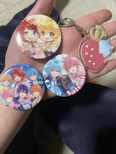 すとぷり　全員&ペア缶バッジとキーホルダー