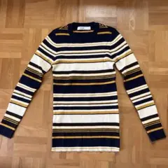 ニコアンド　ボーダーニット