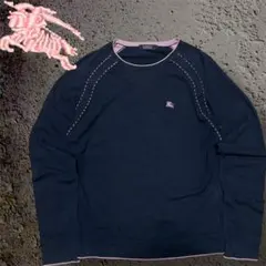 g*y様 Burberry 薄手ニット 上質 海外スタイル Y2K 00s
