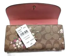新品未使用タグ付 COACH コーチ 長財布 F29395 カーキ ブラウン