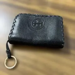トリーバーチ 黒 レザー コインケース