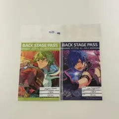 あんスタ　巴日和　漣ジュン　バックステージPASS風ステッカー