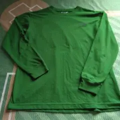 ノースフェイス ロンT メンズTシャツ 長袖 グリーン S