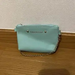 RUIRUE BOUTIQUE ポーチ ライトブルー チェーン付きのサムネイル