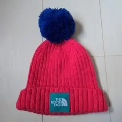 THE NORTH FACE ピンクニット帽　3y