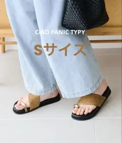 CIAOPANIC TYPY サムリングサンダル　キャメルスエード　Sサイズのサムネイル