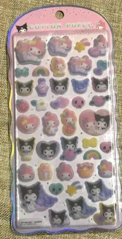 マイメロ　クロミ　コットンシール