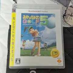 黒F みんなのGOLF 5 PLAYSTATION3 the Best - メルカリ