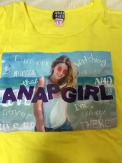 ANAP GIRL イエロー Tシャツ Sサイズ
