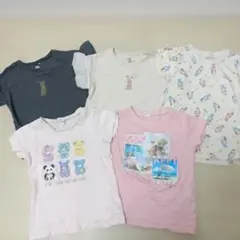 Tシャツ 5枚セット　100〜110 女の子