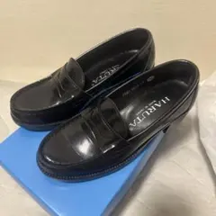 HARUTA 黒 ローファー 23 EEE 日本製