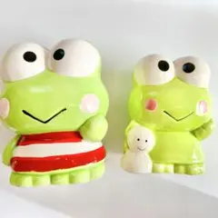 けろけろけろっぴ 貯金箱2個セット 陶器製 レトロ
