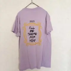 ギルダン ロゴ プリント 半袖 丸首 Tシャツ S 紫 綿 カジュアル デイリーのサムネイル