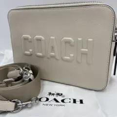 美品✨ COACH チャーター クロスボディ バッグ 24 ホワイト CV931