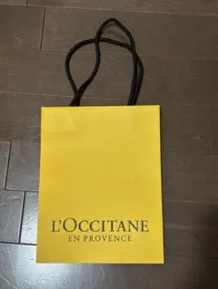 L'OCCITANE ショップ袋 ショッパー 紙袋 イエロー