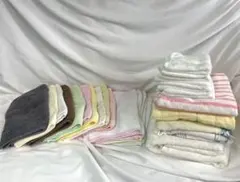 ☆中古タオル☆24枚　まとめ売り　フェイスタオル　バスタオル