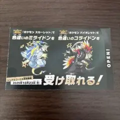 コライドン　ミライドン　色違い