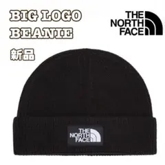 ノースフェイス　ホワイトレーベル ビッグロゴビーニー ニット帽