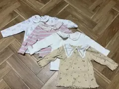 バースデイ　長袖トップス4点セット　80 コトリ　保育園着