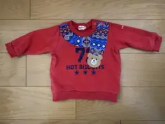 HOT BISCUITS 赤色 トレーナー 80サイズ