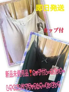 新品未使用 ❣️カップ付シルク混 レースインナー L 2枚セット　即日発送のサムネイル