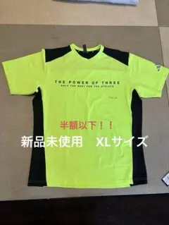 新品未使用✨アディダス　スポーツTシャツ 蛍光イエロー/ブラック