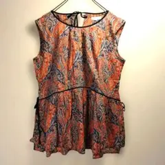 MACKINTOSH PHILOSOPHY ペイズリー柄 ノースリーブ 36のサムネイル