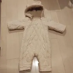 COMME CA ISM フード付きロンパース 60-80cm