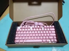 e元素ゲーミングキーボード メカニカル式キーボード 　茶軸　箱、予備パーツあり