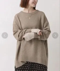 Spick & Span WASHABLEミドルゲージプルオーバー