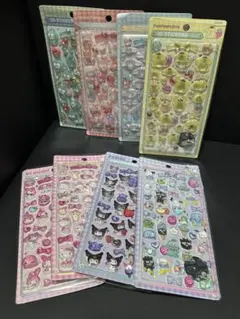 サンリオ　ボンボンドロップシール　８枚セット