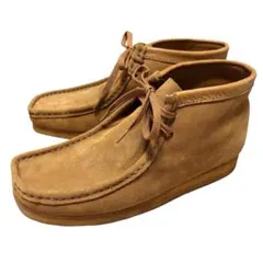 【極美品】Clarks ワラビーブーツ　モカシン　27.5