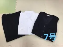 新品７号【UNIFORM】ベスト＆スカート＆ブラウス 3点☆