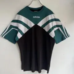 90s adidas デザインtシャツ アディダス スポーツ ヴィンテージ 古着