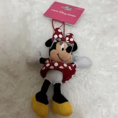 ミニーマウス　ぬいぐるみキーホルダー　ストラップ　キーチェーン　サングラス