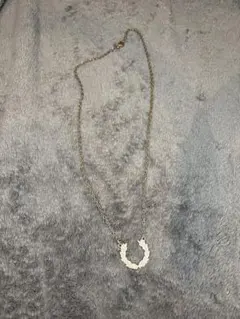 シルバー 葉っぱ模様 ネックレス