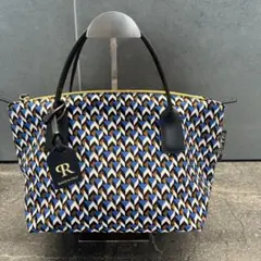 未使用級　ROBERTA ロベルタピエリ バッグ タタミ トート　ネイビー　軽量
