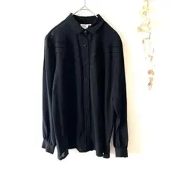 ビルダジュール　シャツ　ブラウス　長袖　トップス　レディース　毛100%のサムネイル