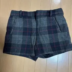 Gap ネイビー系チェック ショートパンツ サイズ1