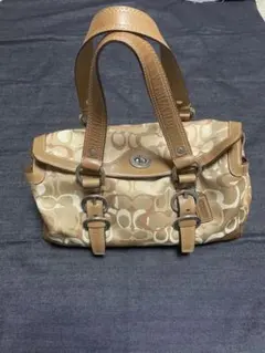 Coach トートバッグ ベージュ/ブラウン