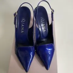 DIANA 青 ポインテッドトゥ ハイヒール　22cm