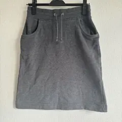 無印/レディース ひざ丈スカート ドローストリング