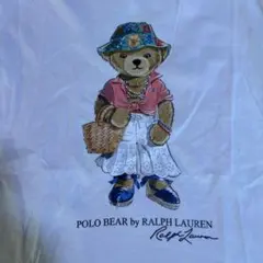 Polo Bear Tシャツ ピンク　タイダイ