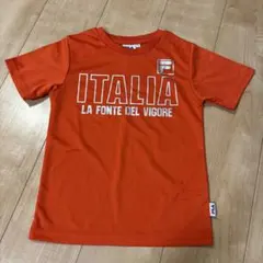 美品　FILA イタリアデザイン Tシャツ オレンジ