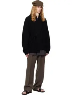 【RAINMAKER】 DOUGI KNIT JACKET SIZE 5 黒のサムネイル