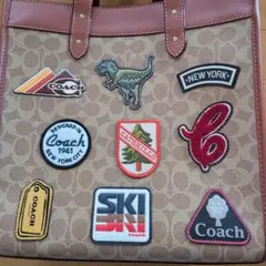 新品未使用COACH パッチ付きバッグ