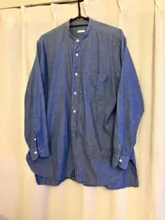 希少【未使用】COMOLI コモリ　シャツワンピース　sax サックスブルー 2025年最新】comoli シャツ サックスの人気アイテム - メルカリ